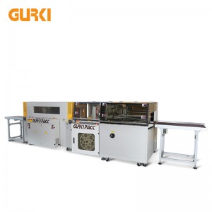 Mașină automată de ambalare termocontractabilă a tunelului de căldură | Gurki GPL-5545D + GPS-5030LW